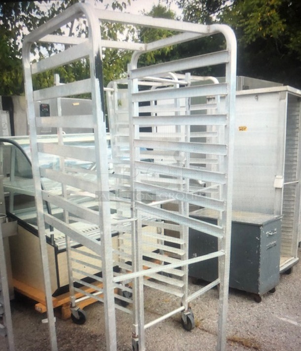 One Aluminum Speed Rack On Casters. 20.5X26X70 - Image 1 of 1