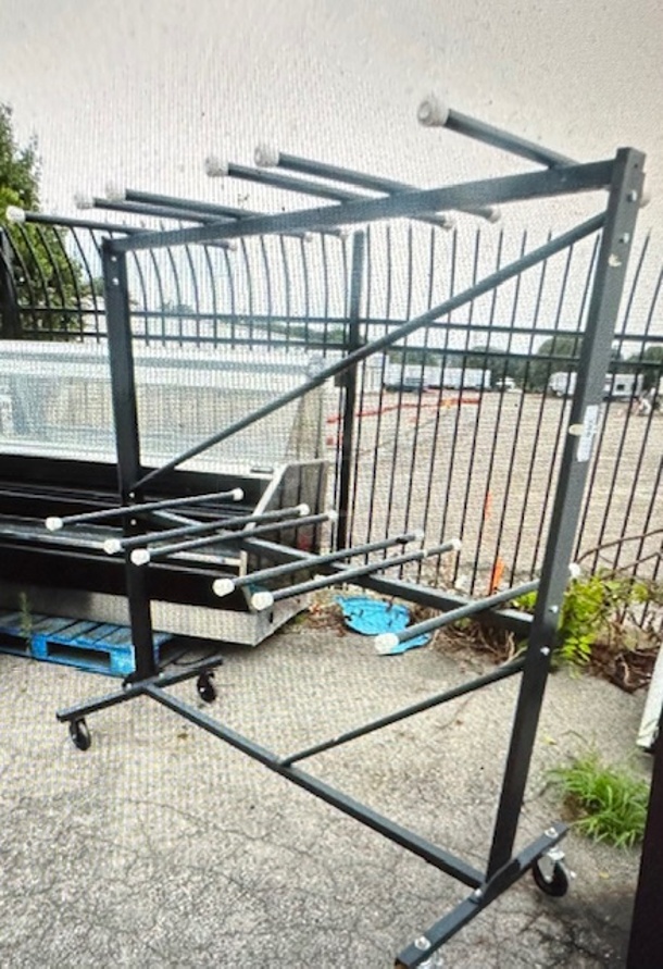 One Folding Chair Transport On Casters. 66X36X70 - Image 1 of 2