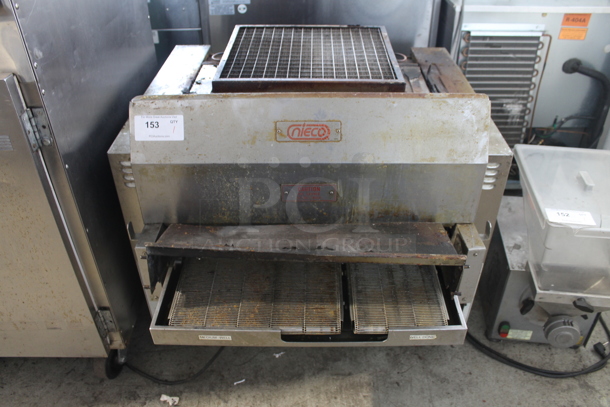 2018 Nieco JF63-2G Stainless Steel Commercial Countertop Natural Gas Powered BroilVection Conveyor Charbroiled Burger Grill. - Image 1 of 8