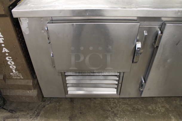 Universal Coolers SC85 Stainless Steel Commercial 3 Door Work Top Cooler. 115 Volts, 1 Phase. Tested and Working! - Image 2 of 7