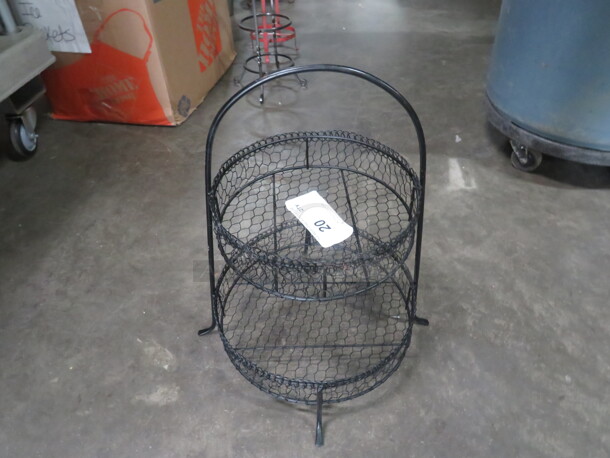 One Metal 2 Tier Server. 20X20 - Image 1 of 1