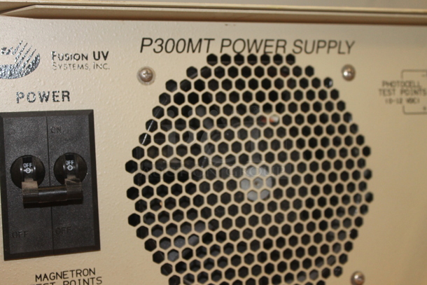 Portable Microwave Powered UV Curing System Including P300MT Poweer Supply and Speed Control on Casters. - Image 3 of 7