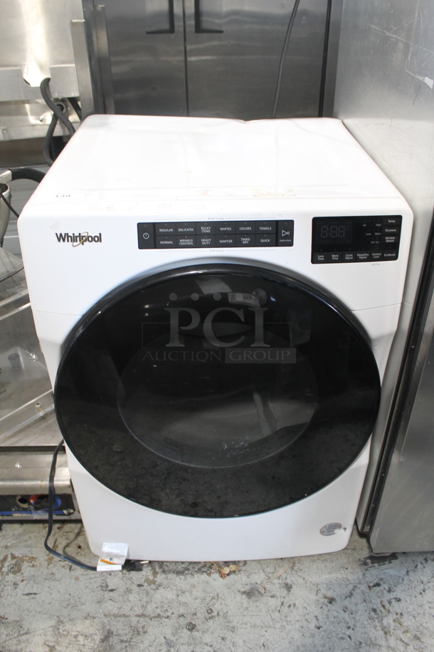 BRAND NEW SCRATCH AND DENT! Whirlpool WGD5605MW0 Metal Natural Gas Powered Front Load Dryer. 20,000 BTU. - Image 1 of 11