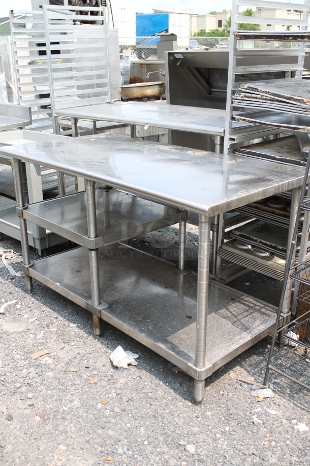 Stainless Steel Table w/ Under Shelves. - Image 1 of 3