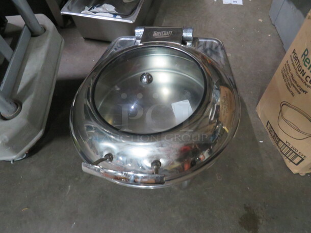 One Stainless Steel 4 Quart Induction Chafer With Window, And Stand. #CW40165. $489.99. - Image 2 of 2