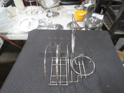 One Metal Condiment Holder. 