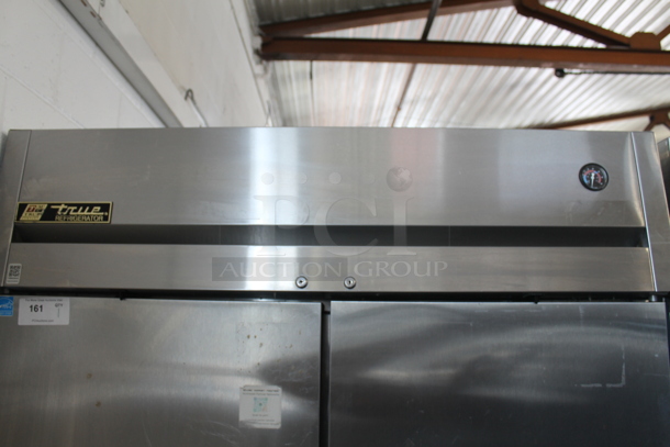 2014 True TG2R-2S ENERGY STAR Stainless Steel Commercial 2 Door Reach In Cooler w/ Poly Coated Racks on Commercial Casters. 115 Volts, 1 Phase. Tested and Working! - Image 2 of 11