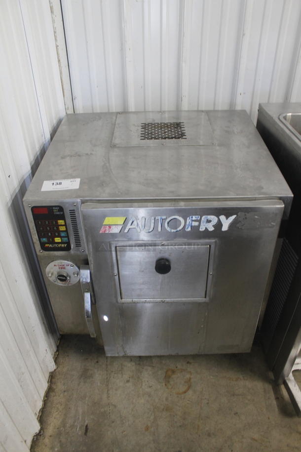 Autofry MTI-10 Commercial Stainless Steel Ventless Electric Fryer On Galvanized Legs. 240V, 1 Phase. 