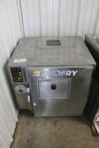 Autofry MTI-10 Commercial Stainless Steel Ventless Electric Fryer On Galvanized Legs. 240V, 1 Phase. 
