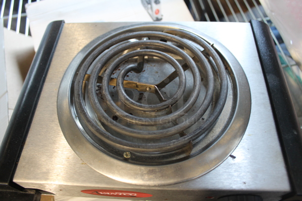 IN ORIGINAL BOX! Avantco CB-7 Stainless Steel Commercial Single Burner Range. 120 Volts, 1 Phase. - Image 3 of 7