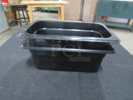 1/4 Size 4 Inch Deep Food Storage Container. 2XBID