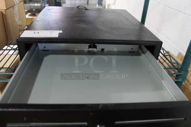 Black Metal Cash Drawer. - Image 2 of 2