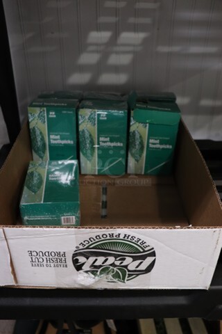 Brand New Boxes of Individually Wrapped Toothpicks 
Qty 6
Your Bid x 6