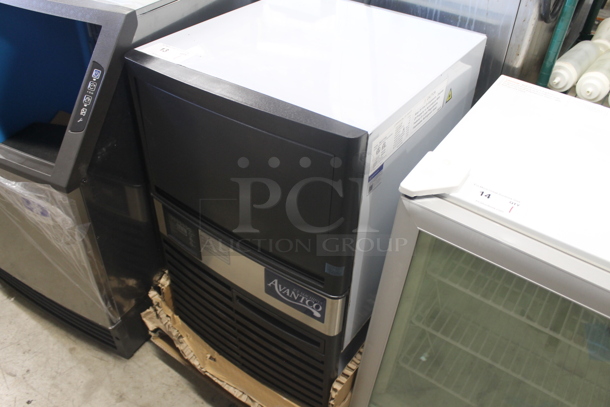 BRAND NEW SCRATCH AND DENT! 2023 Avantco 194UCF120A Commercial Stainless Steel Electric Undercounter Ice Maker With 40 LB. Storage Capacity. 115V.  - Image 2 of 10