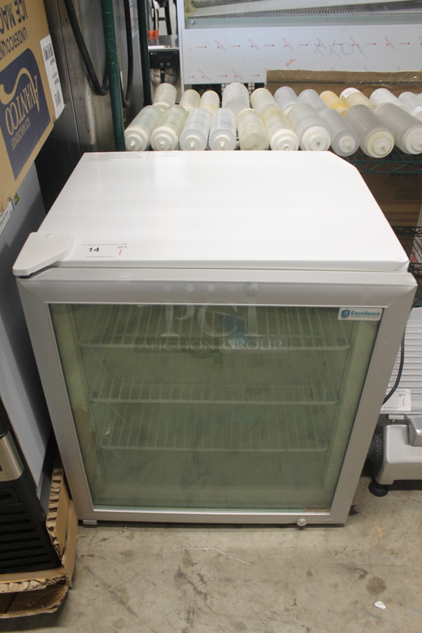 BRAND NEW SCRATCH AND DENT! Excellence CTF-3HC Commercial Stainless Steel Electric Countertop Display Freezer With Polycoated Shelves. 110-120V. Tested and Powers On But Does Not Get Cold
 - Image 1 of 6