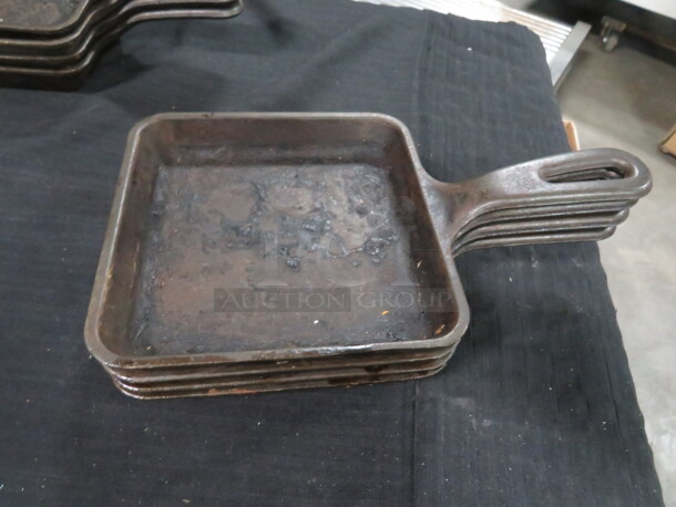 Square Lodge Cast Iron Skillet. #6WS. 4XBID  - Image 1 of 2