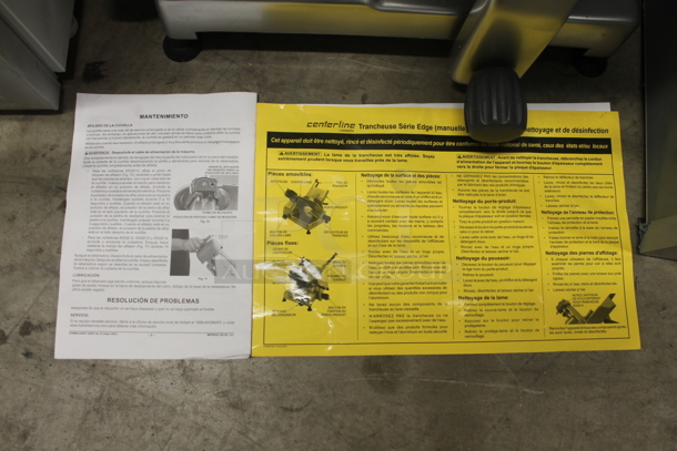BRAND NEW SCRATCH AND DENT! 2022 Hobart Centerline EDGE12-11 Commercial Stainless Steel Electric Countertop Meat/Cheese Slicer On Rubber Feet. 115V, 1 Phase. Tested and Working! - Image 5 of 9