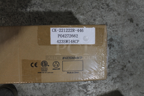 BRAND NEW! ServIt 423SWI48CP Stainless Steel Commercial 48" High Wattage Strip Warmer with Infinite Controls. 120 Volts, 1 Phase. - Image 3 of 3