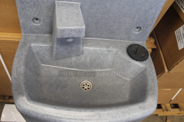 BRAND NEW SCRATCH AND DENT! Lavex Janitorial Mobile Hand Wash Station On Commercial Casters. Tested And Working!  - Image 4 of 9