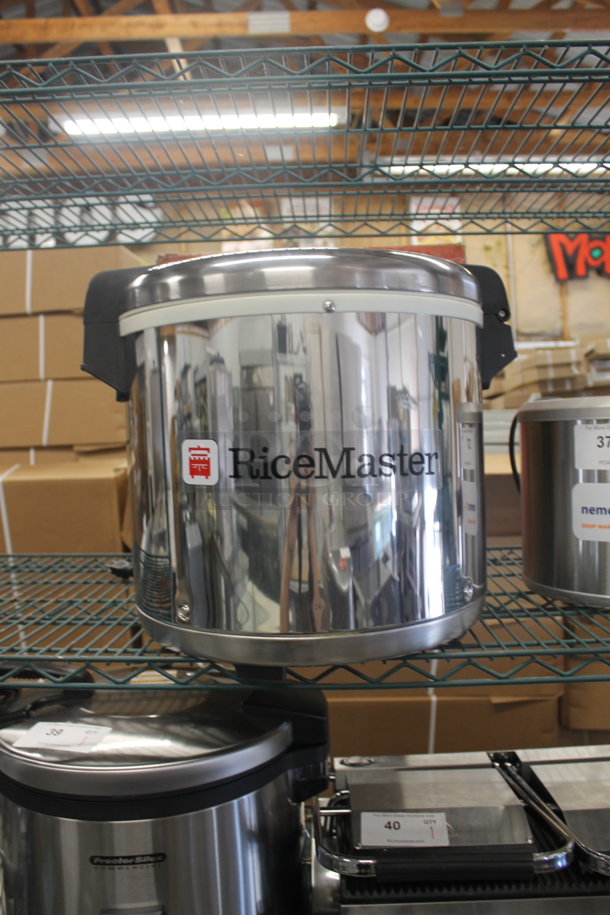 BRAND NEW SCRATCH AND DENT! 2022 RiceMaster 56919 Commercial Stainless Steel Electric Countertop Rice Warmer. 120V. Tested And Working!  - Image 1 of 5
