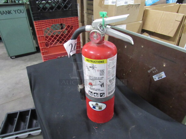 One ABC Fire Extinguisher.