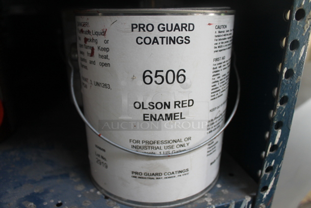 Blue Metal 5 Tier Cart w/ Contents Including Bonding Primer, Sport Surface and Primer on Commercial Casters. - Image 7 of 12