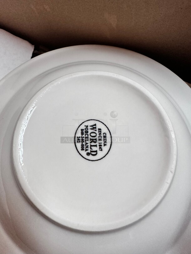 New! World Tableware Porcelana Bright White Porcelain Dinnerware - Image 5 of 6