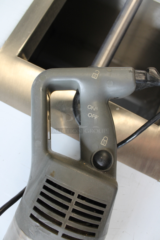 Robot Coupe MP 350 Turbo Stainless Steel Commercial Immersion Blender. 120 Volts, 1 Phase. Tested and Powers On But Parts Do Not Move - Image 6 of 9