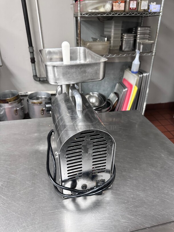 Working! Weston 8 1/2 Hp Stainless Steel Pro-Series Electric Heavy Duty Meat Grinder, Model# 08-0801-W 115 Volt Tested and Working! - Image 3 of 8