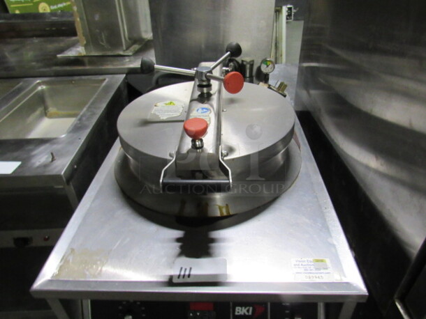 One BKI 75 lb Electric Pressure Fryer. Model# FKM-F. 230 Volt. 3 Phase. 24X39X50. $17,497.00 - Image 4 of 4