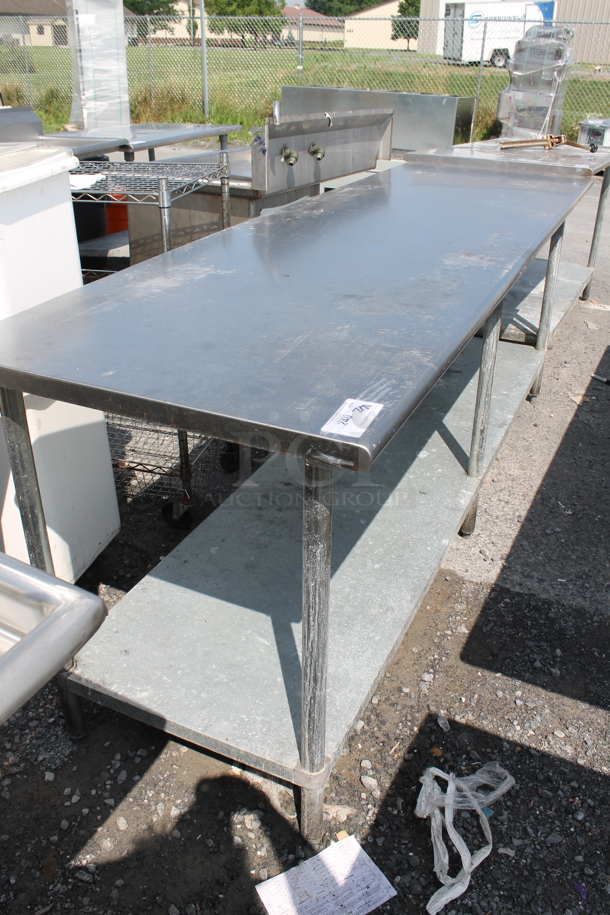 Stainless Steel Commercial Table w/ Under Shelf. - Image 2 of 5