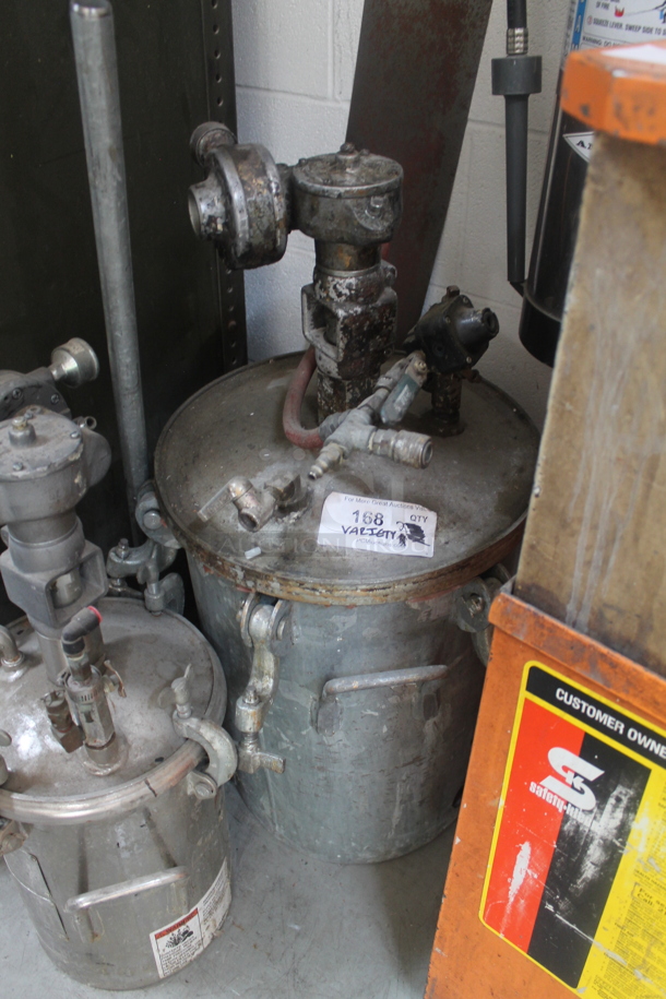 ALL ONE MONEY! Lot of 2 Metal Tanks; including Model 2AM-NCW-97. BUYER MUST REMOVE. - Image 2 of 4