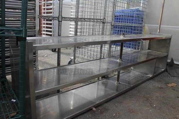 Stainless Steel Commercial 3 Tier Over Shelf. - Image 2 of 4
