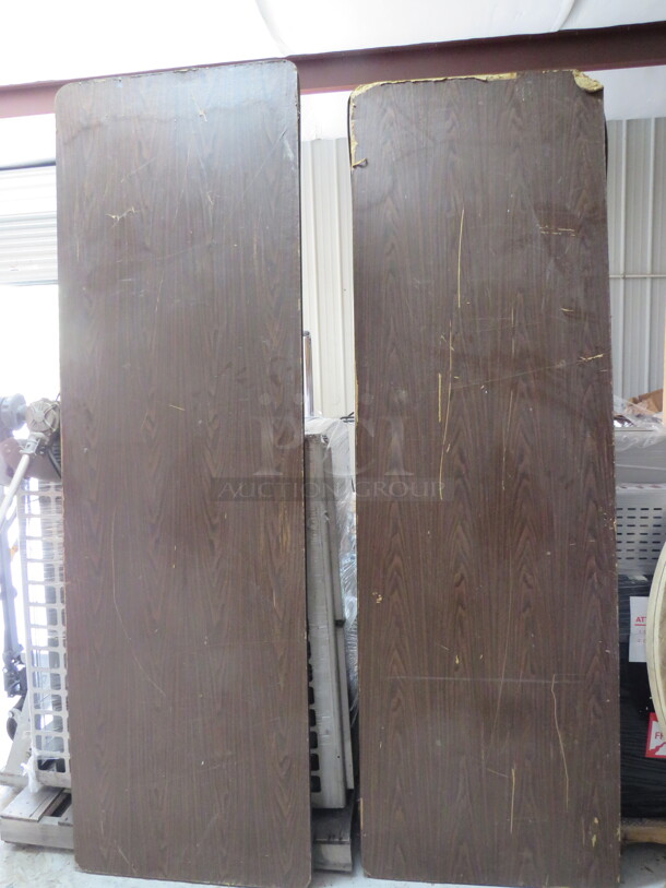 Folding Table, Damage On Corner See Pic. 96X30X29. 2XBID - Image 1 of 2
