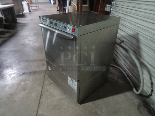 One Stainless Steel Champion Under Counter Dishwasher. 120-208/230 Volt. 1 Phase. Model# UH230B-70. 24X25X34. $7923,00. - Image 1 of 3