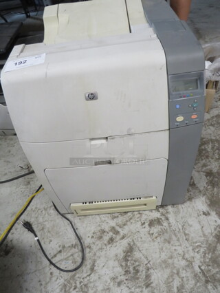 One HP Color Laser Jet Printer. #4700n.