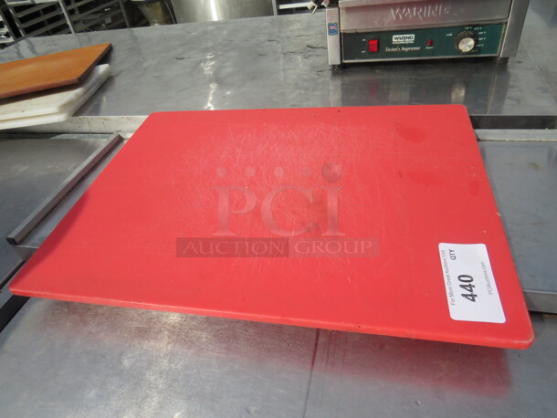 One 18X24 Red Cutting Board. - Image 1 of 1