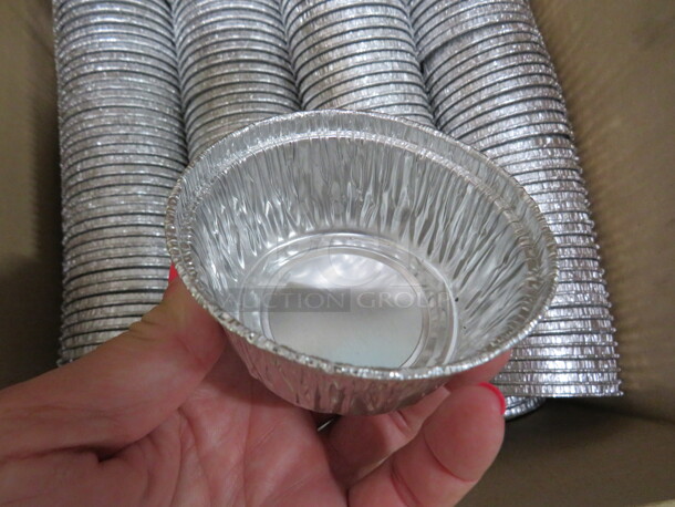 One Open Box Of 4oz Foil Cups.