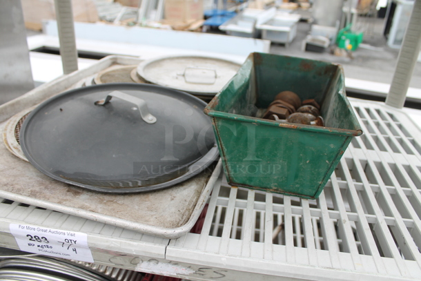 ALL ONE MONEY! Metro Lot of Various Items Including Metal Baking Pans. Does Not Include Shelving Unit. - Image 3 of 5