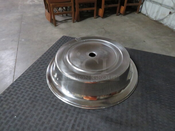 12 Inch Stainless Steel Plate Cover. 12XBID - Image 1 of 1