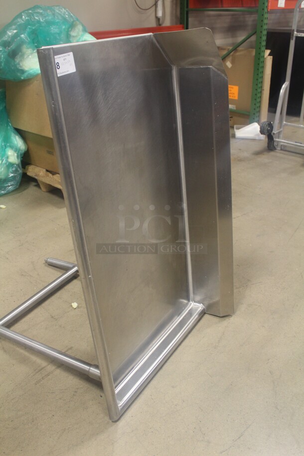 NEW! Commercial Stainless Steel Right Side Dish Table. 48.5x31x41 - Image 4 of 4