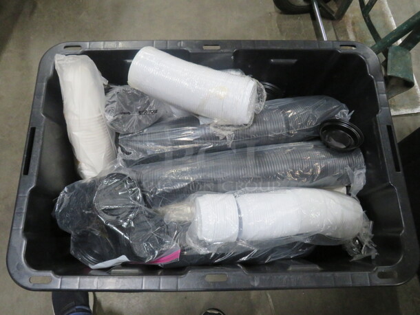 One Lot Of Assorted Lids/Cups. - Image 1 of 1