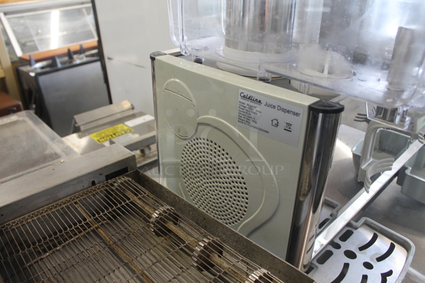 Coldline Royal-3P Stainless Steel Commercial Countertop 3 Hopper Refrigerated Beverage Machine. 120 Volts, 1 Phase. Tested and Working! - Image 7 of 8