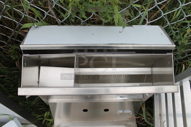 BRAND NEW SCRATCH AND DENT! Advance Tabco Stainless Steel Commercial Single Bay Wall Mount Sink w/ Cabinet. - Image 4 of 9