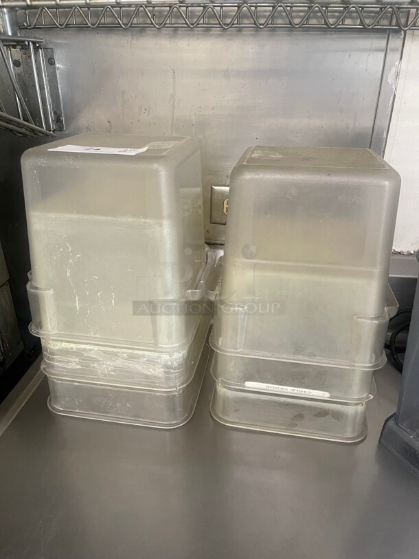 Clean! Commercial Plastic Containers with Covers NSF 9x9x9x - Image 2 of 6