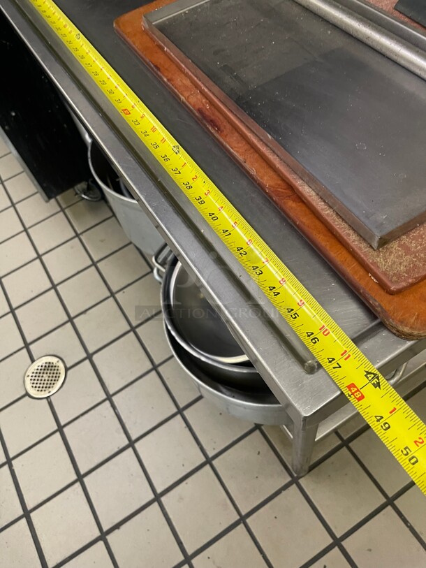 Clean! Commercial Stainless Steel Table With Stainless Shelf NSF 48x36x36 - Image 5 of 7