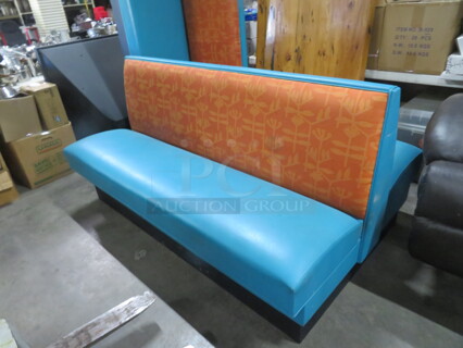 One Double Sided Cushioned Booth.