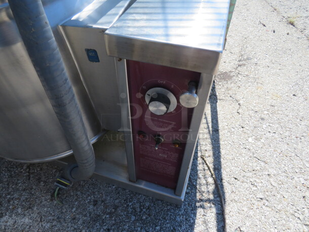 One Southbend Crown Tabletop Electric Tilting Steam Kettle. Model# EC-10TW. 208 Volt. 1 Phase. $14,722.00. - Image 2 of 2