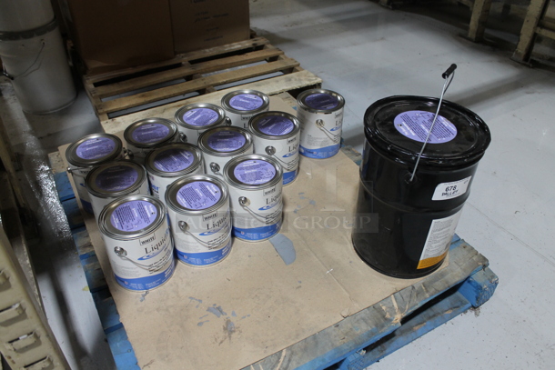ALL ONE MONEY! PALLET LOT of Various Items Including Liquid Rubber White. BUYER MUST REMOVE. - Image 3 of 5