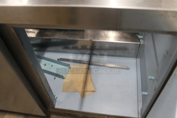 2013 Delfield 4472N-30M-M479 Stainless Steel Commercial Prep Table on Commercial Casters. 115 Volts, 1 Phase. Tested and Powers On But Does Not Get Cold - Image 7 of 8